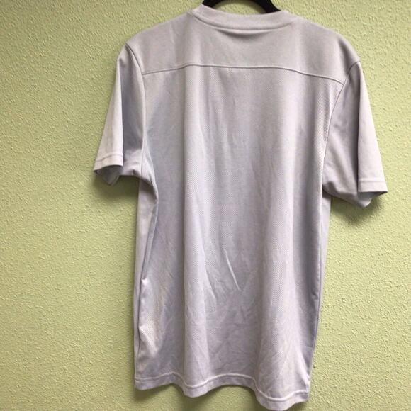 Nike Mens Dri Fit Vented Back Lightweight Crew Neck Short Sleeve Shirt Size Med - Picture 3 of 3
